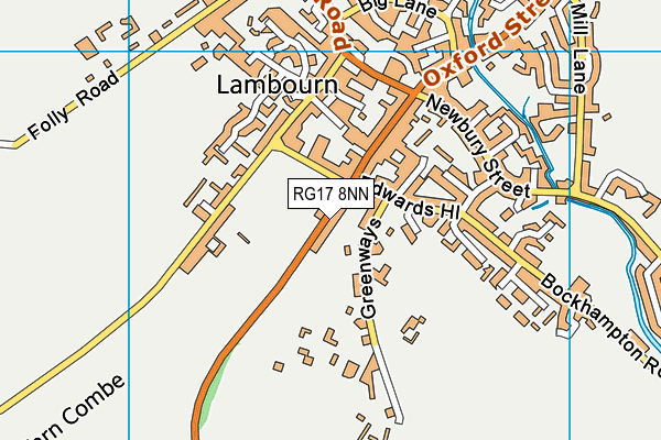 RG17 8NN map - OS VectorMap District (Ordnance Survey)