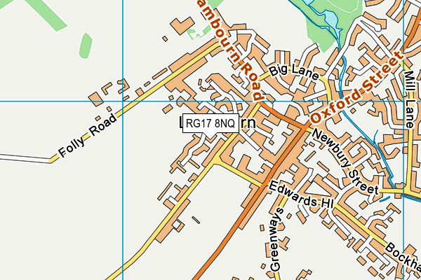 RG17 8NQ map - OS VectorMap District (Ordnance Survey)