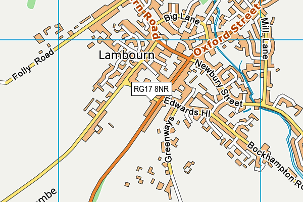 RG17 8NR map - OS VectorMap District (Ordnance Survey)