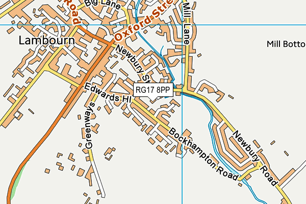 RG17 8PP map - OS VectorMap District (Ordnance Survey)