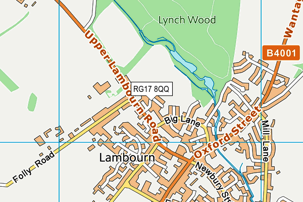 RG17 8QQ map - OS VectorMap District (Ordnance Survey)