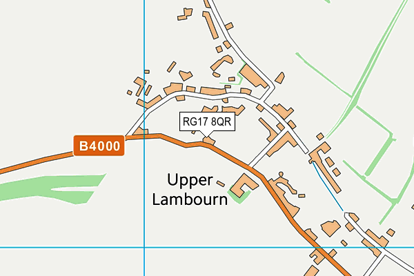 RG17 8QR map - OS VectorMap District (Ordnance Survey)