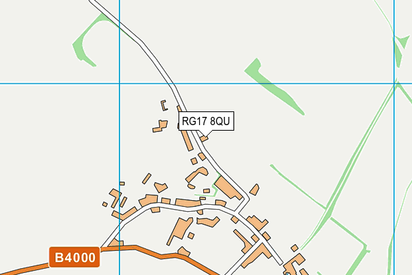 RG17 8QU map - OS VectorMap District (Ordnance Survey)