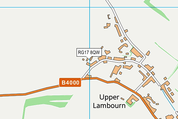 RG17 8QW map - OS VectorMap District (Ordnance Survey)