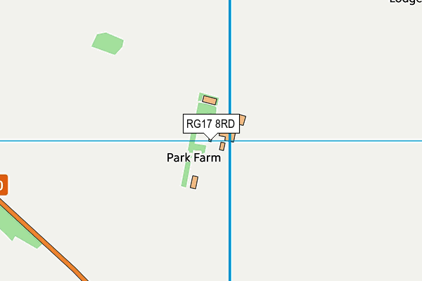RG17 8RD map - OS VectorMap District (Ordnance Survey)