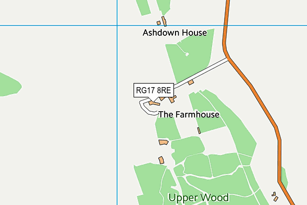 RG17 8RE map - OS VectorMap District (Ordnance Survey)