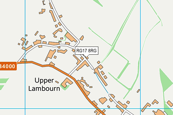 RG17 8RG map - OS VectorMap District (Ordnance Survey)