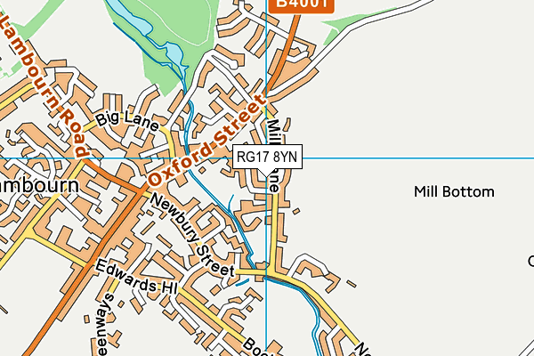 RG17 8YN map - OS VectorMap District (Ordnance Survey)