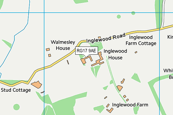 RG17 9AE map - OS VectorMap District (Ordnance Survey)