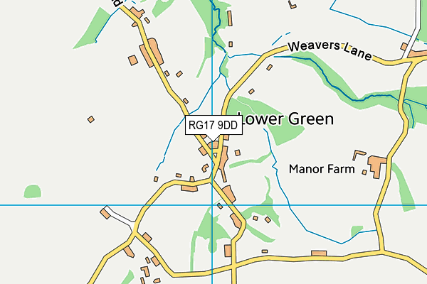 RG17 9DD map - OS VectorMap District (Ordnance Survey)