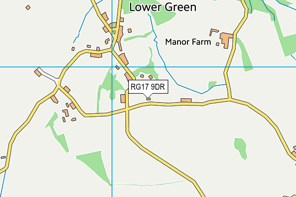 RG17 9DR map - OS VectorMap District (Ordnance Survey)