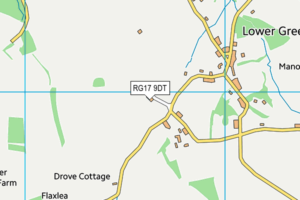 RG17 9DT map - OS VectorMap District (Ordnance Survey)
