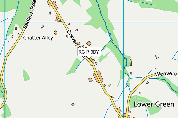 RG17 9DY map - OS VectorMap District (Ordnance Survey)