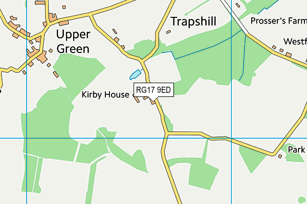 RG17 9ED map - OS VectorMap District (Ordnance Survey)