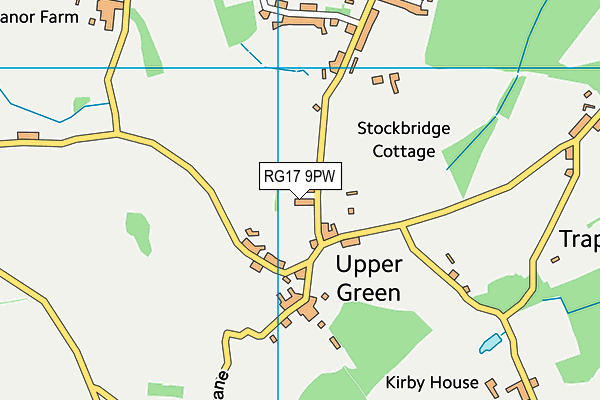 RG17 9PW map - OS VectorMap District (Ordnance Survey)