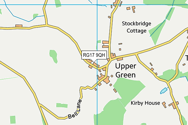 RG17 9QH map - OS VectorMap District (Ordnance Survey)