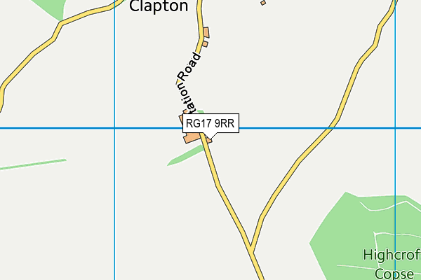 RG17 9RR map - OS VectorMap District (Ordnance Survey)