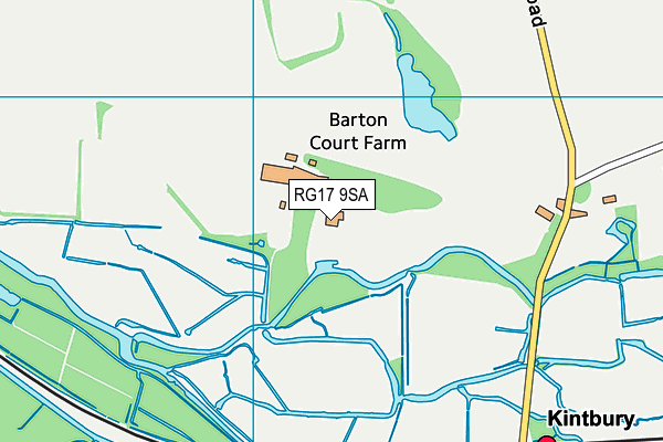 RG17 9SA map - OS VectorMap District (Ordnance Survey)