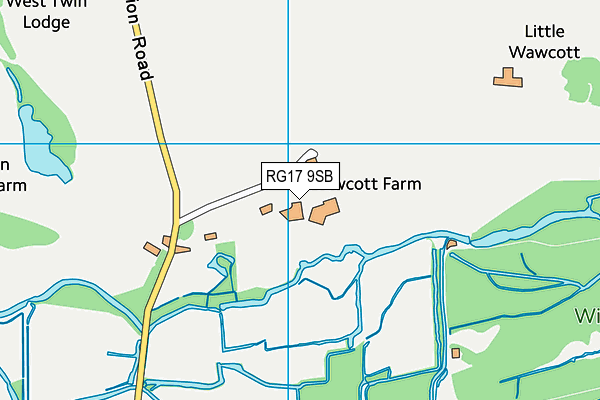 RG17 9SB map - OS VectorMap District (Ordnance Survey)