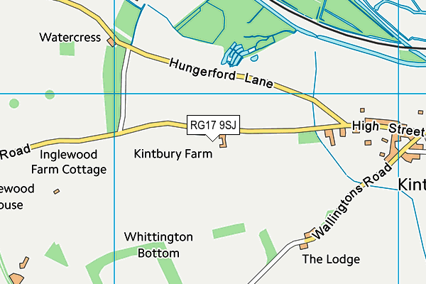 RG17 9SJ map - OS VectorMap District (Ordnance Survey)