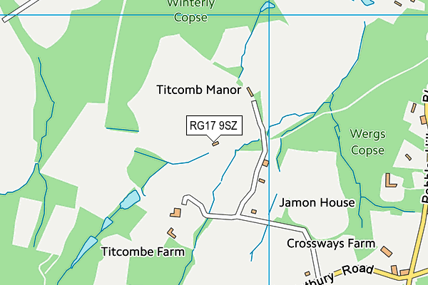 RG17 9SZ map - OS VectorMap District (Ordnance Survey)