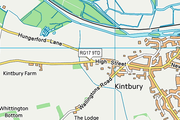 RG17 9TD map - OS VectorMap District (Ordnance Survey)