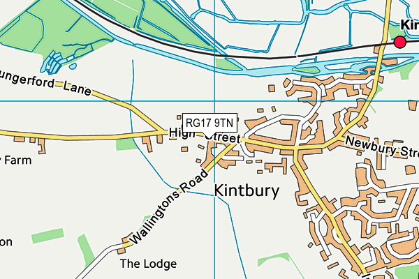 RG17 9TN map - OS VectorMap District (Ordnance Survey)