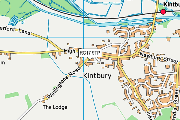 Map of EAST HOOK AND KINTBURY CHASE LLP at district scale