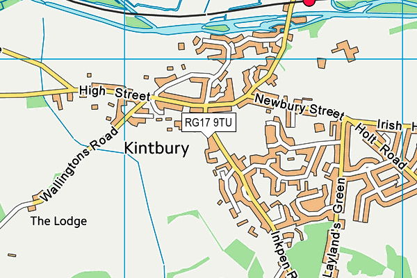 Jubilee Leisure Centre (Kintbury) map (RG17 9TU) - OS VectorMap District (Ordnance Survey)