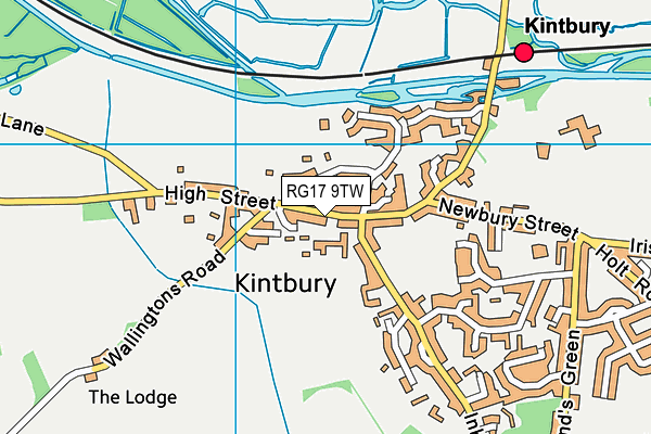 RG17 9TW map - OS VectorMap District (Ordnance Survey)