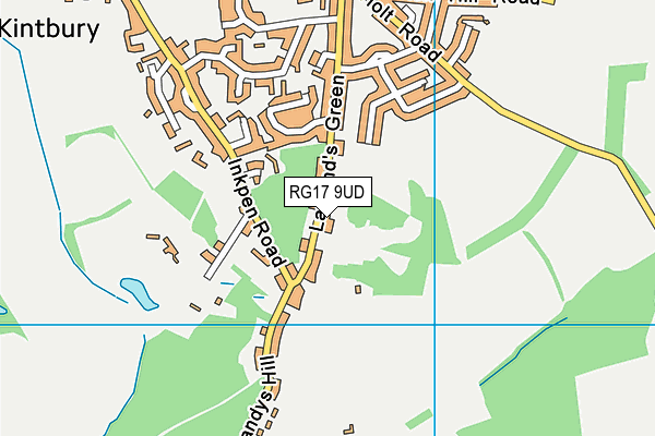 RG17 9UD map - OS VectorMap District (Ordnance Survey)