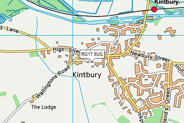 RG17 9UG map - OS VectorMap District (Ordnance Survey)