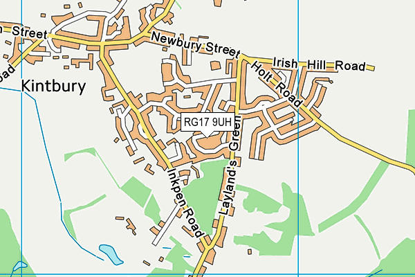 Map of LANE'S HORTICULTURAL LTD at district scale