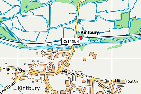 RG17 9UN map - OS VectorMap District (Ordnance Survey)