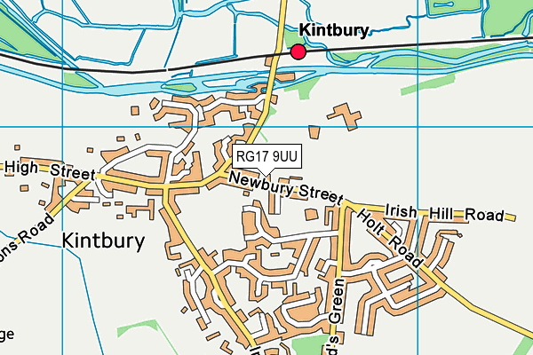 RG17 9UU map - OS VectorMap District (Ordnance Survey)