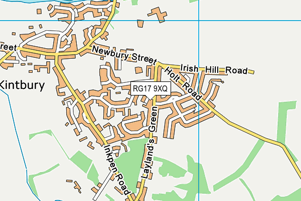 RG17 9XQ map - OS VectorMap District (Ordnance Survey)