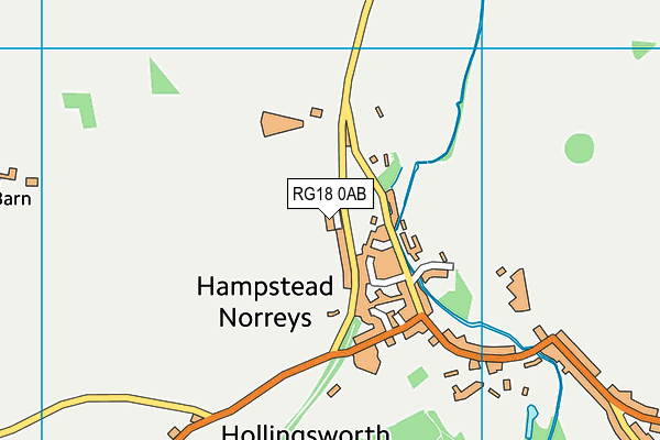 RG18 0AB map - OS VectorMap District (Ordnance Survey)