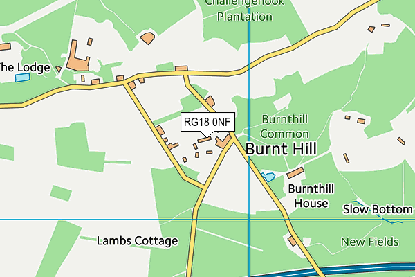 RG18 0NF map - OS VectorMap District (Ordnance Survey)