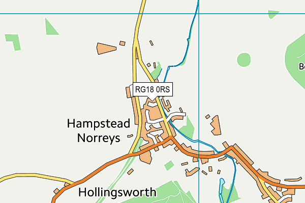 RG18 0RS map - OS VectorMap District (Ordnance Survey)