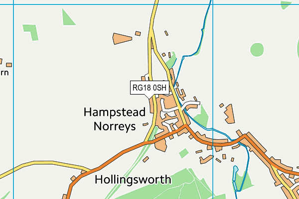 RG18 0SH map - OS VectorMap District (Ordnance Survey)