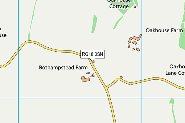 RG18 0SN map - OS VectorMap District (Ordnance Survey)