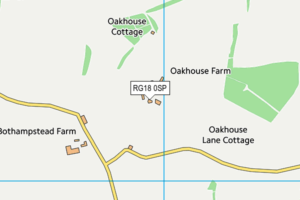 RG18 0SP map - OS VectorMap District (Ordnance Survey)