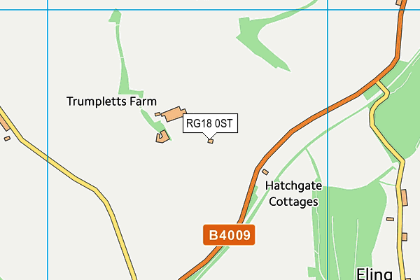 RG18 0ST map - OS VectorMap District (Ordnance Survey)