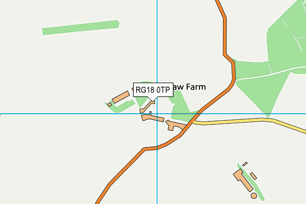 RG18 0TP map - OS VectorMap District (Ordnance Survey)