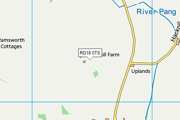 RG18 0TS map - OS VectorMap District (Ordnance Survey)