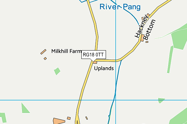 RG18 0TT map - OS VectorMap District (Ordnance Survey)