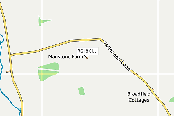 RG18 0UJ map - OS VectorMap District (Ordnance Survey)