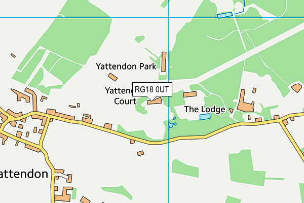 RG18 0UT map - OS VectorMap District (Ordnance Survey)