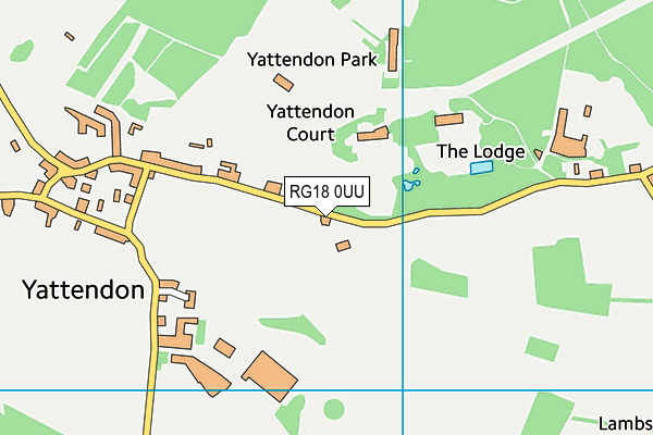 RG18 0UU map - OS VectorMap District (Ordnance Survey)