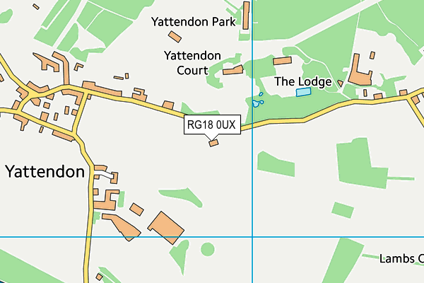 RG18 0UX map - OS VectorMap District (Ordnance Survey)